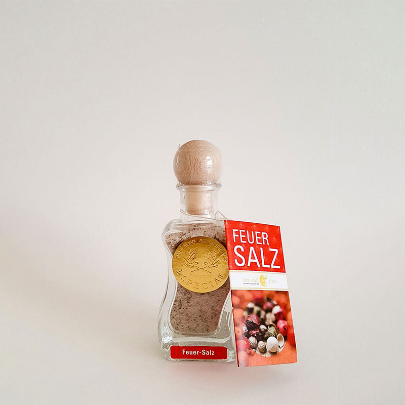 Feuer-Salz, 110 g, in Glasflasche